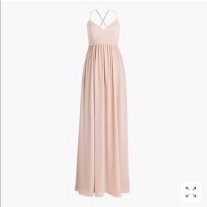 J. Crew Long Drapey Spaghetti Strap Dress